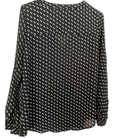 Women's Candies Black W/White Print, Front Zipper, And Pockets SZ L - Picture 2 of 6